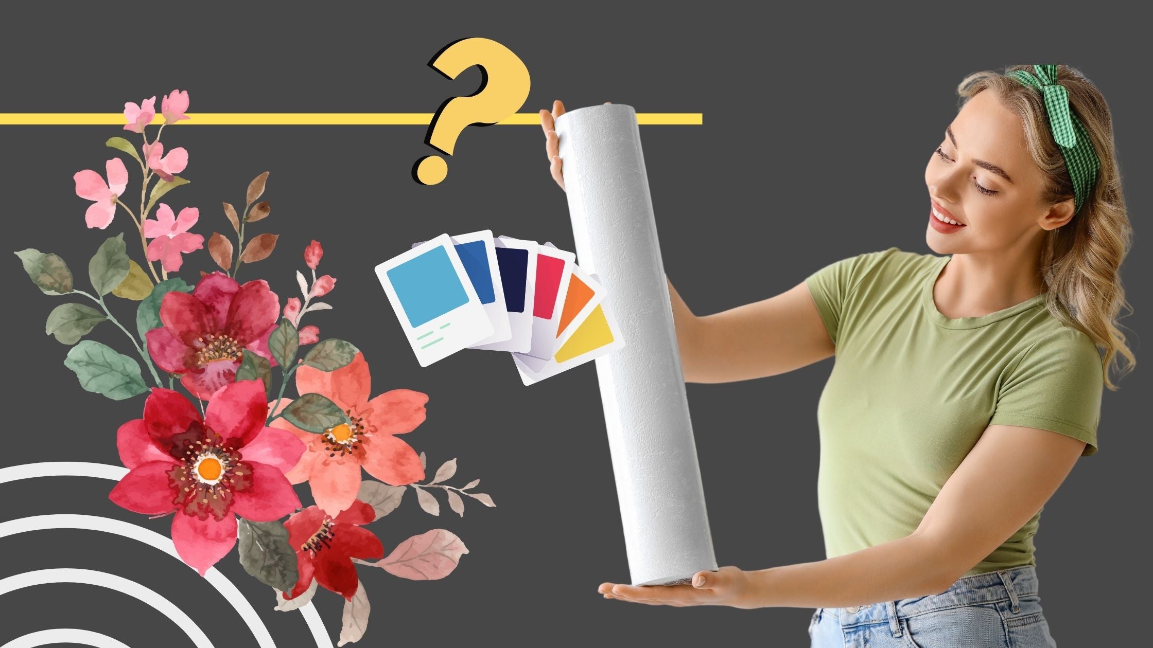 Avec Quelle Couleur Peut-on Associer Papier Peint Fleurs Rouge