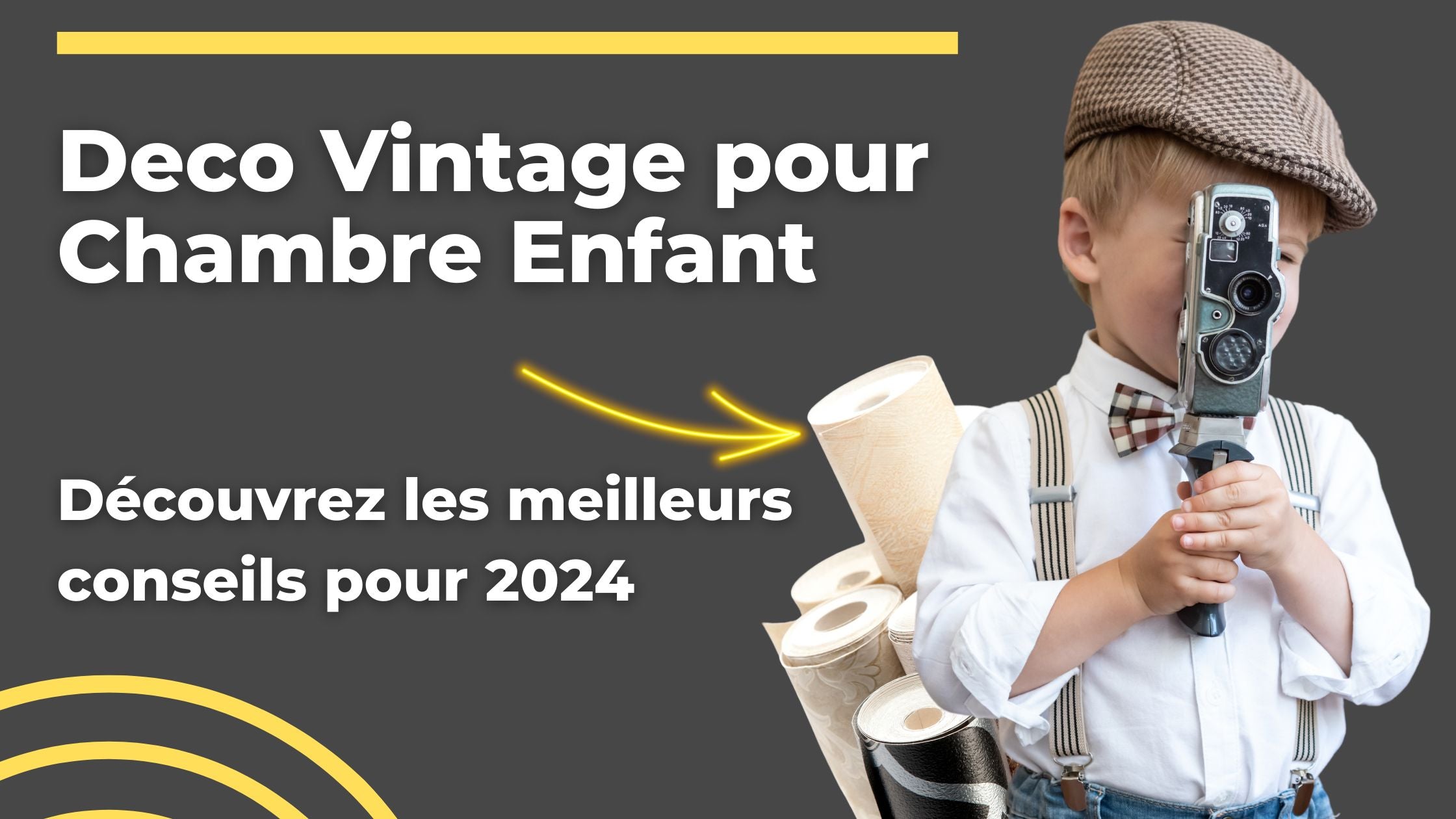 decorer la chambre de son enfant avec du papier vintage
