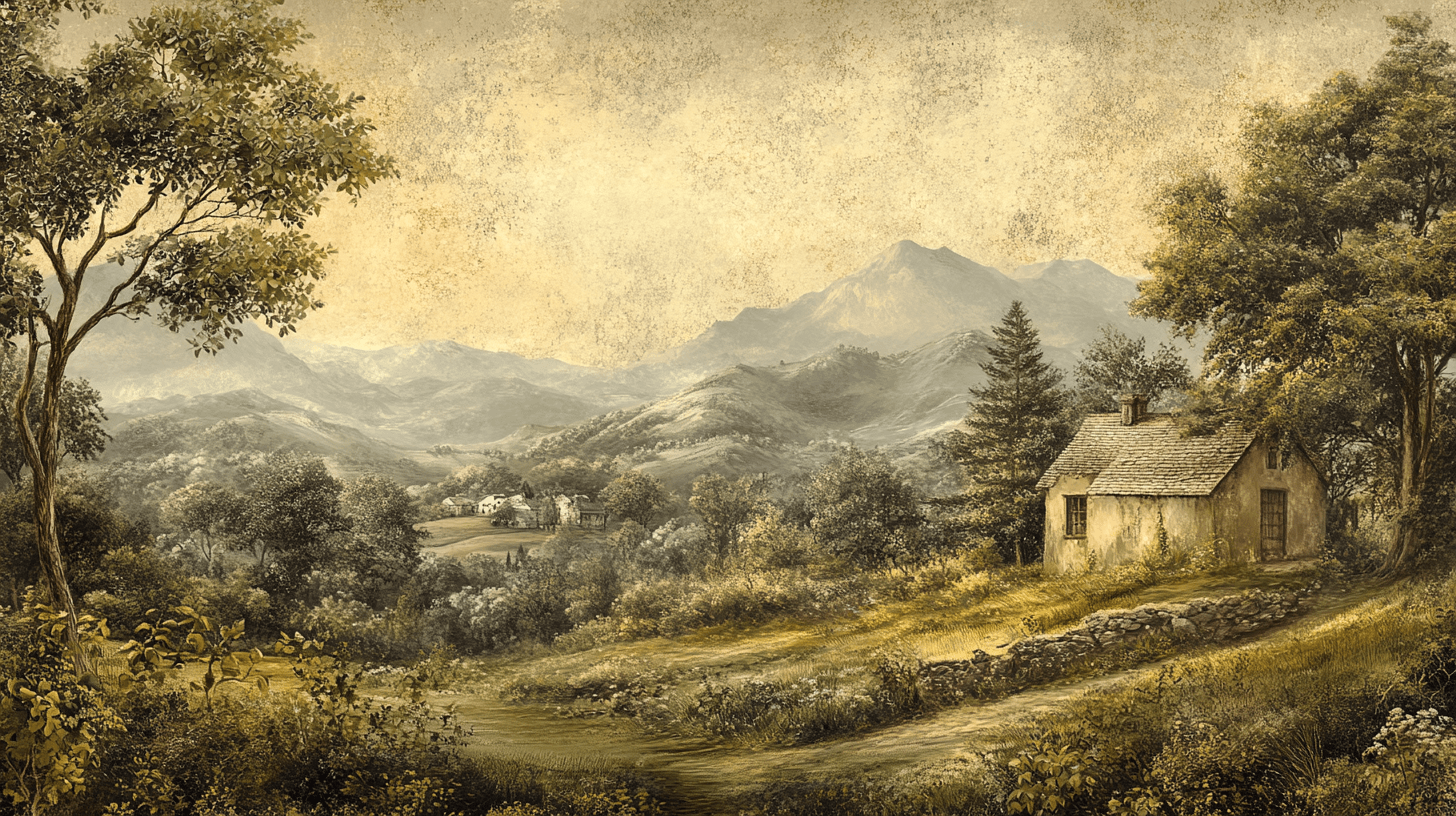 Papier Peint Vintage Panoramique