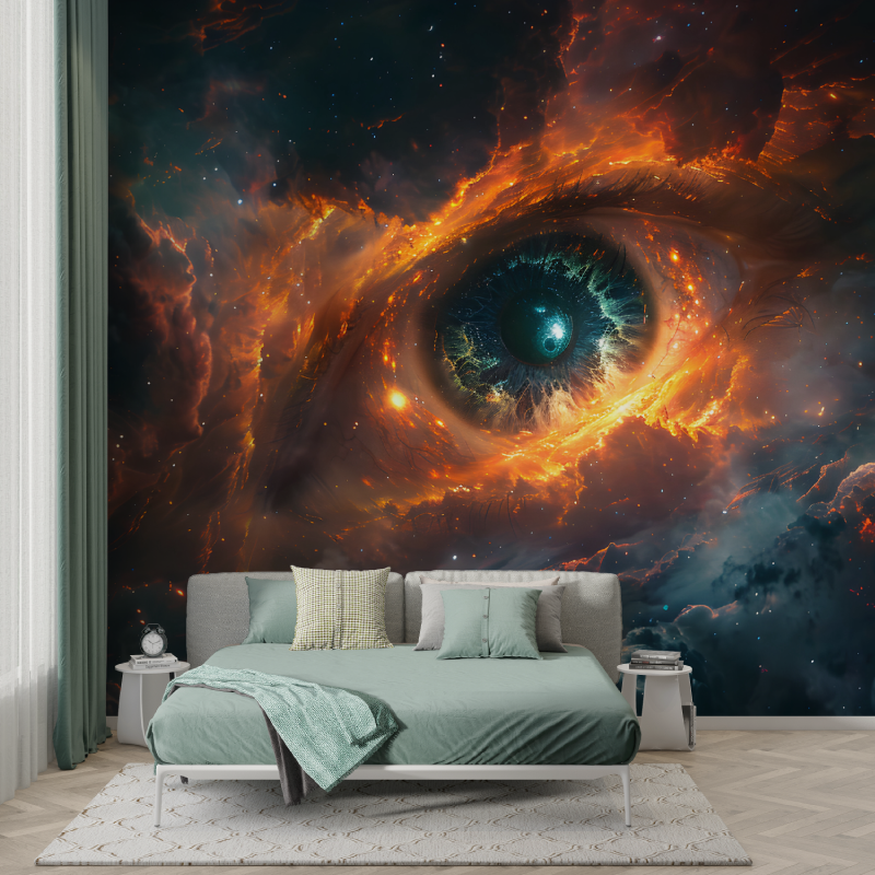 Papier peint trompe loeil espace murs