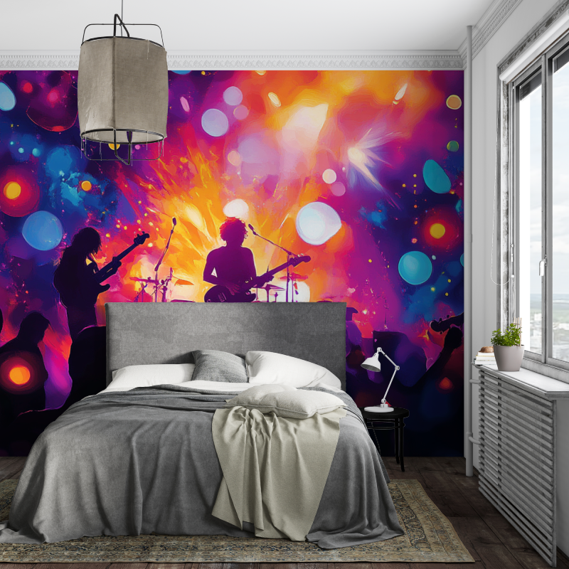 Papier peint concert musique piece ados