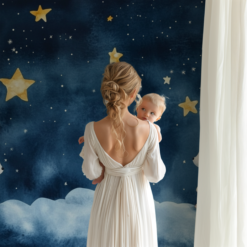 Papier peint constellation et copains bb123