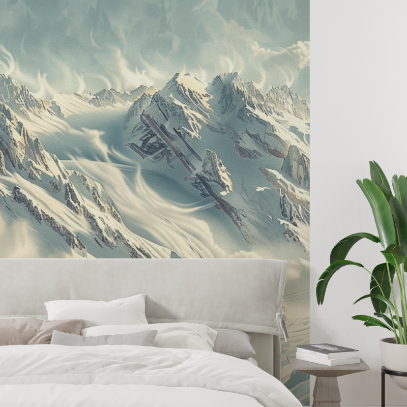 Papier peint massif des grandes rousses tapisserie tendance