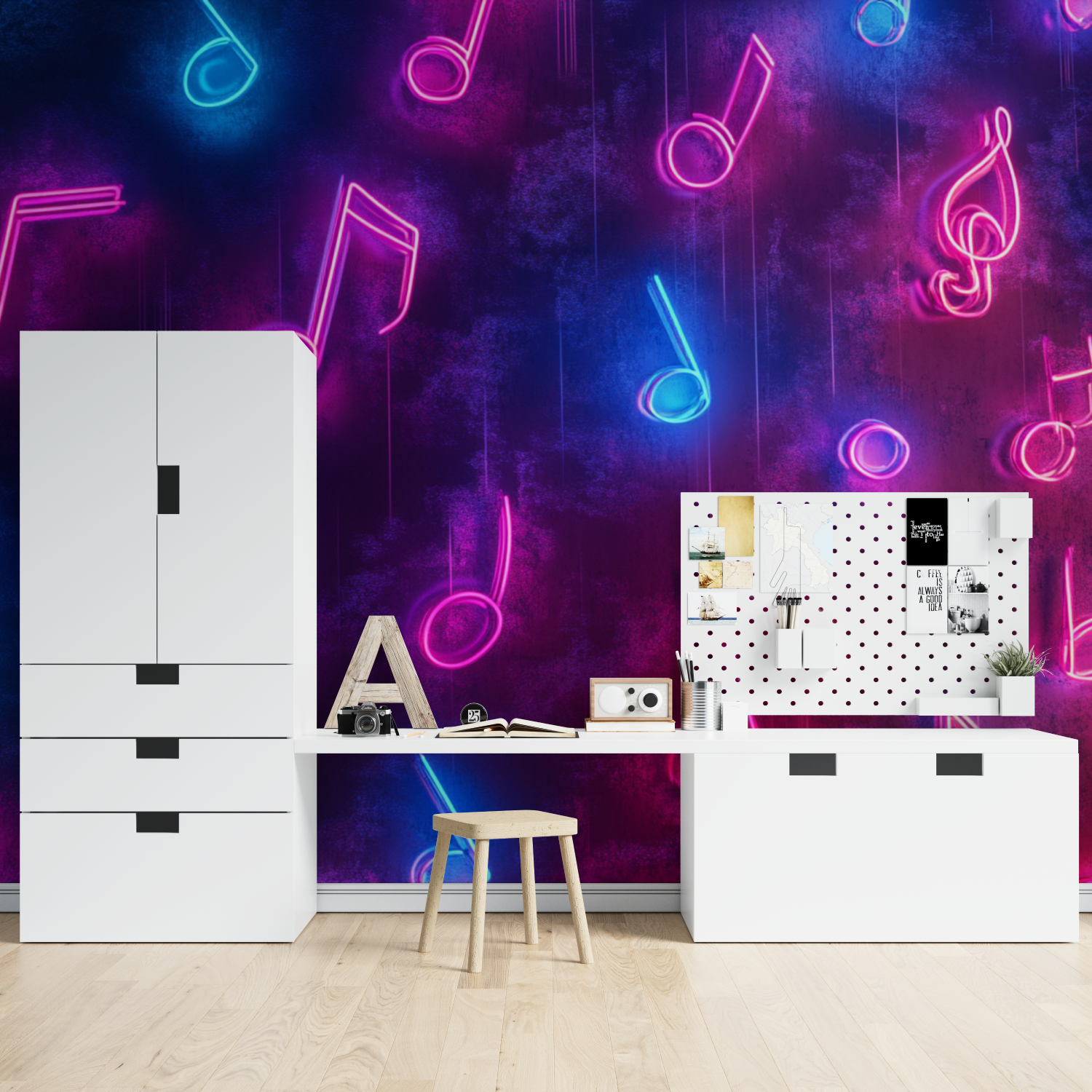 Papier peint note musique tapisserie spiderman