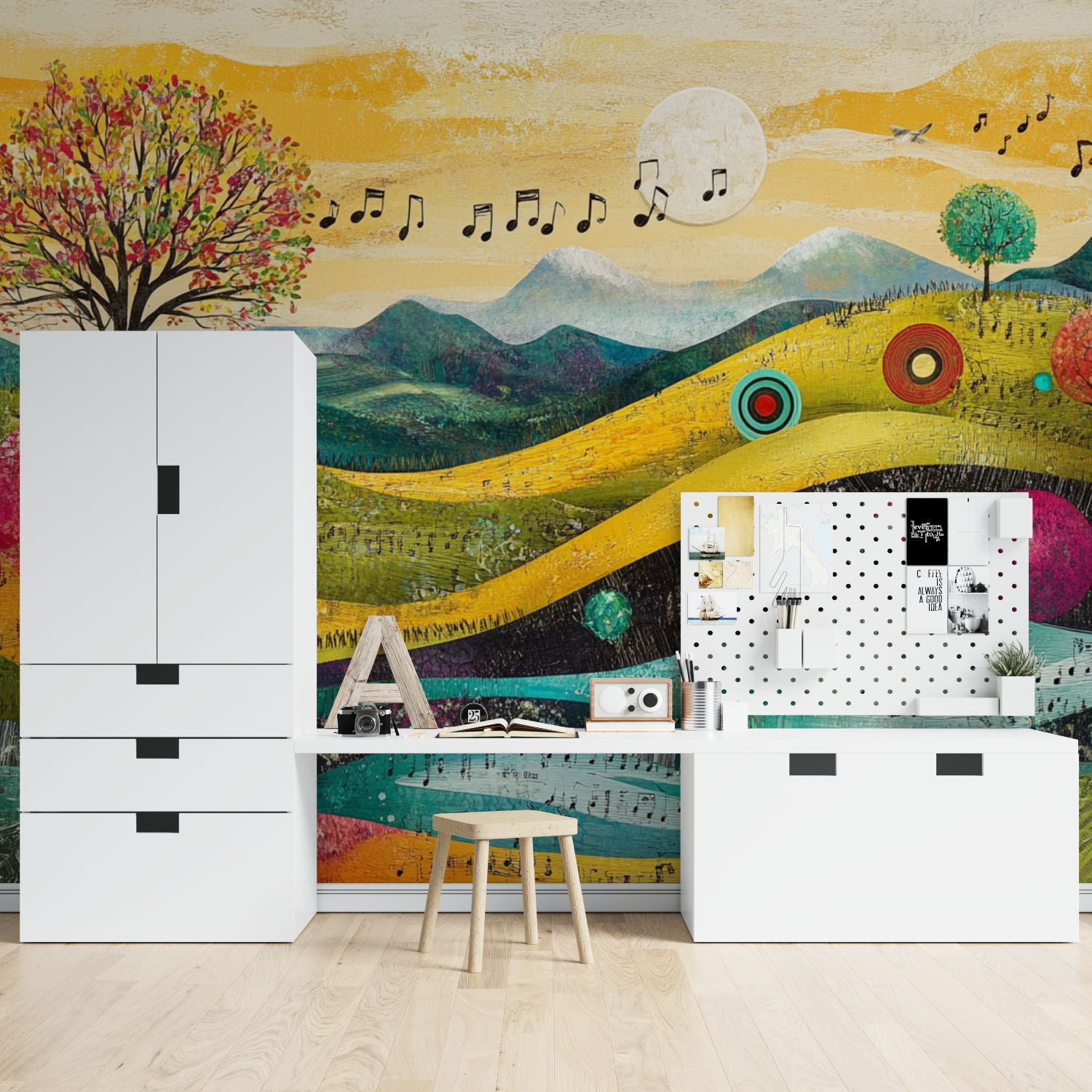 Papier peint grand format musiq...ysage tapisserie spiderman