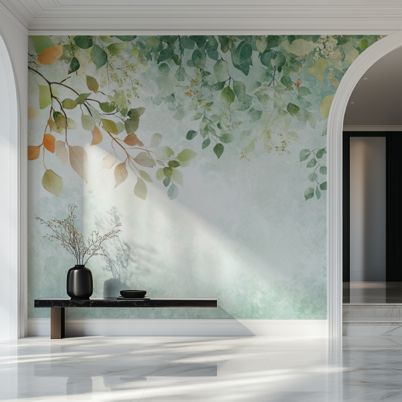 Papier peint arbre de connaissance salon beau