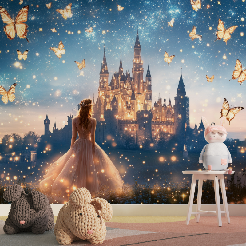 Papier peint princesse adulte tapisserie pour fille