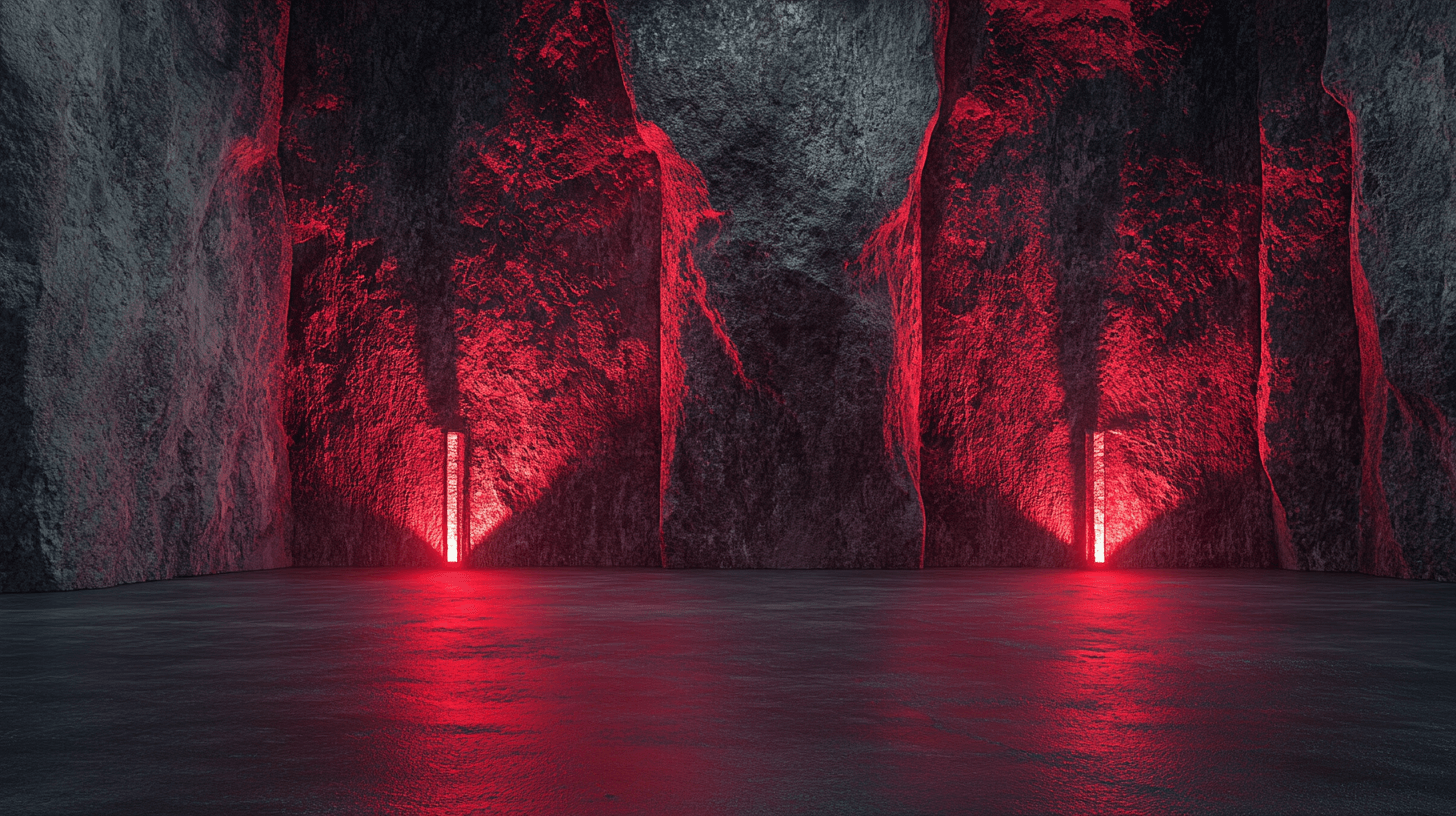 Papier Peint Salle Mystérieuse 3D