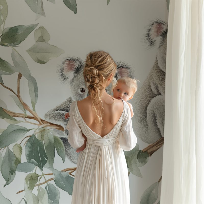 Papier peint koala dans le silence du matin bb123