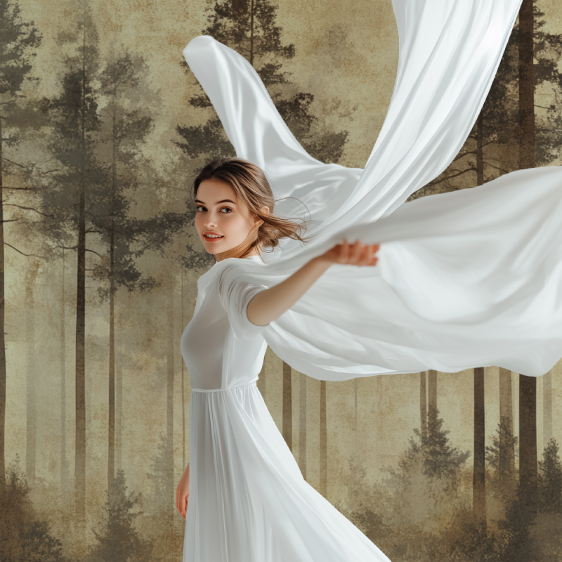 Papier peint arbre brun modele