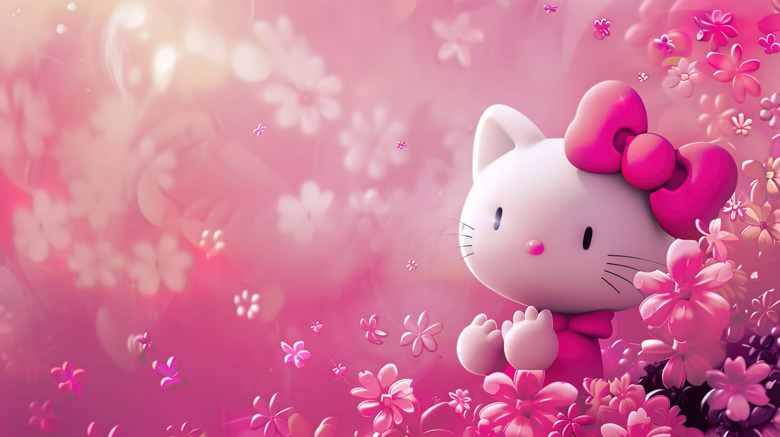 Papier Peint Hello Kitty Adorable