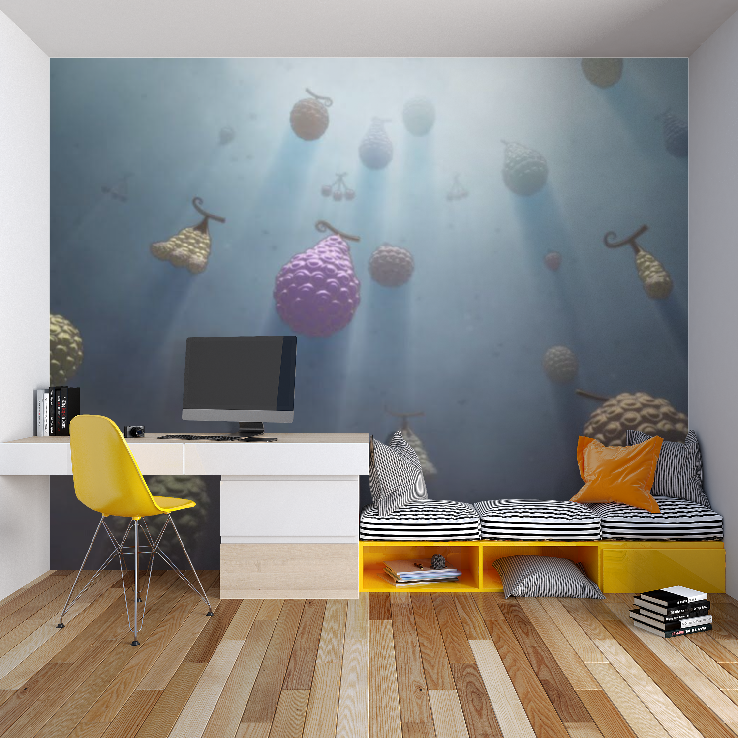 Papier Peint One Piece Fruits Du Démon - tapisserie hero