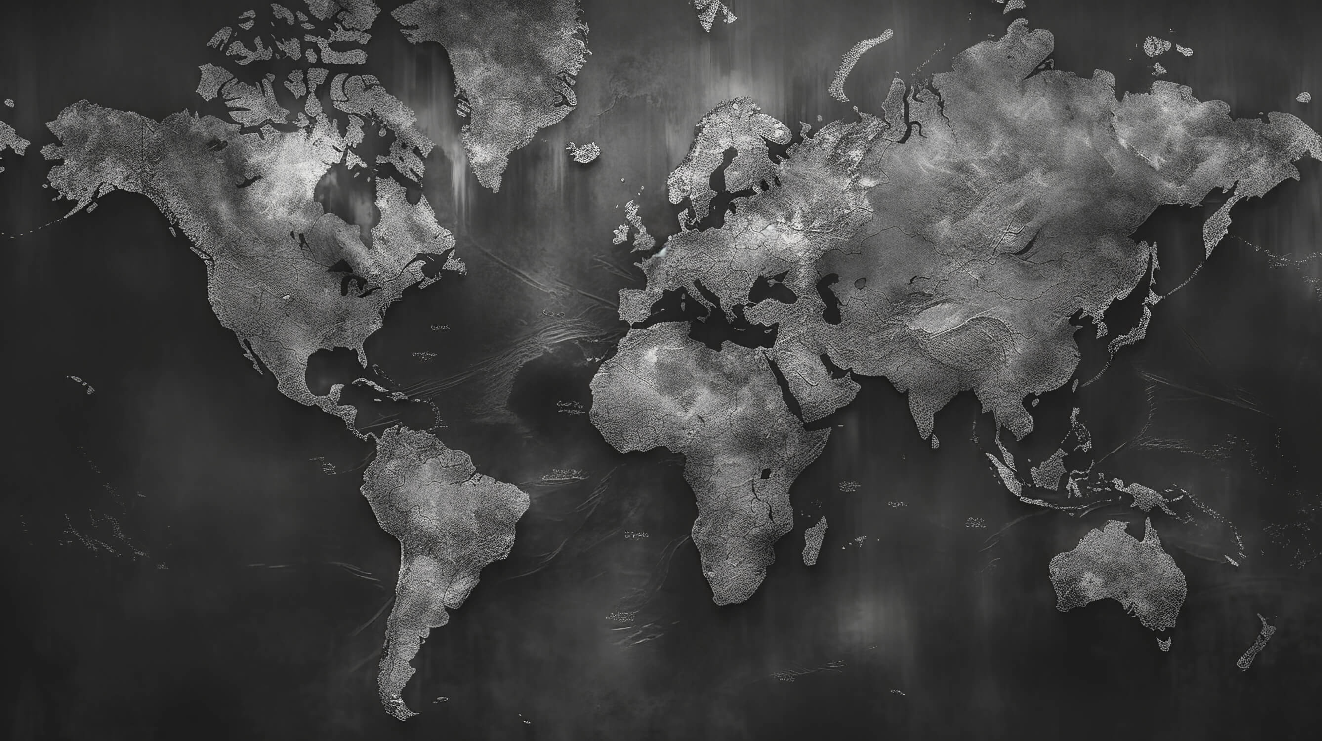 Papier Peint Carte Du Monde Pour Bureau