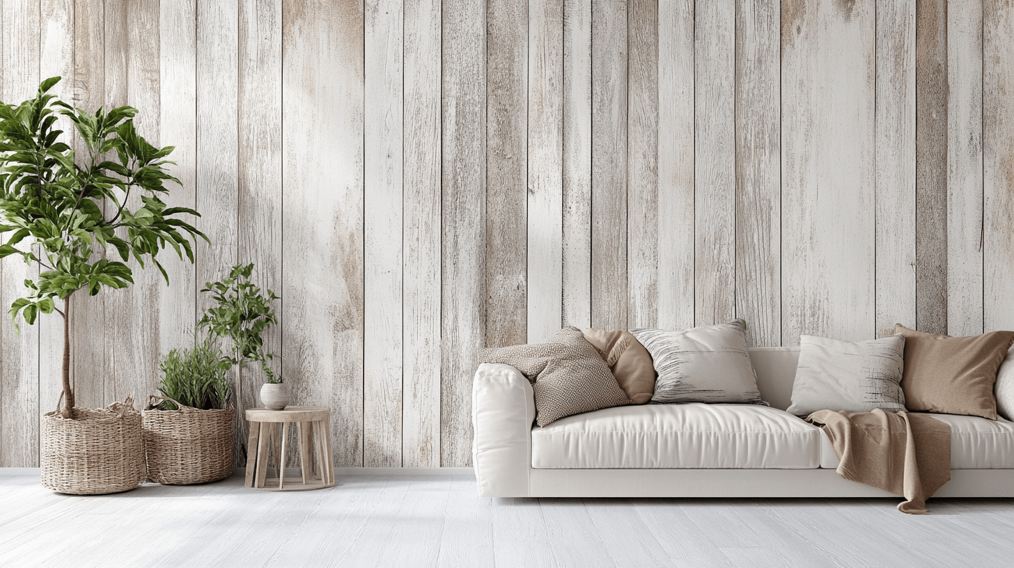 Papier Peint Trompe L'oeil Bois Flotté