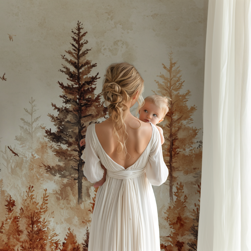 Papier peint foret sauvage bb123