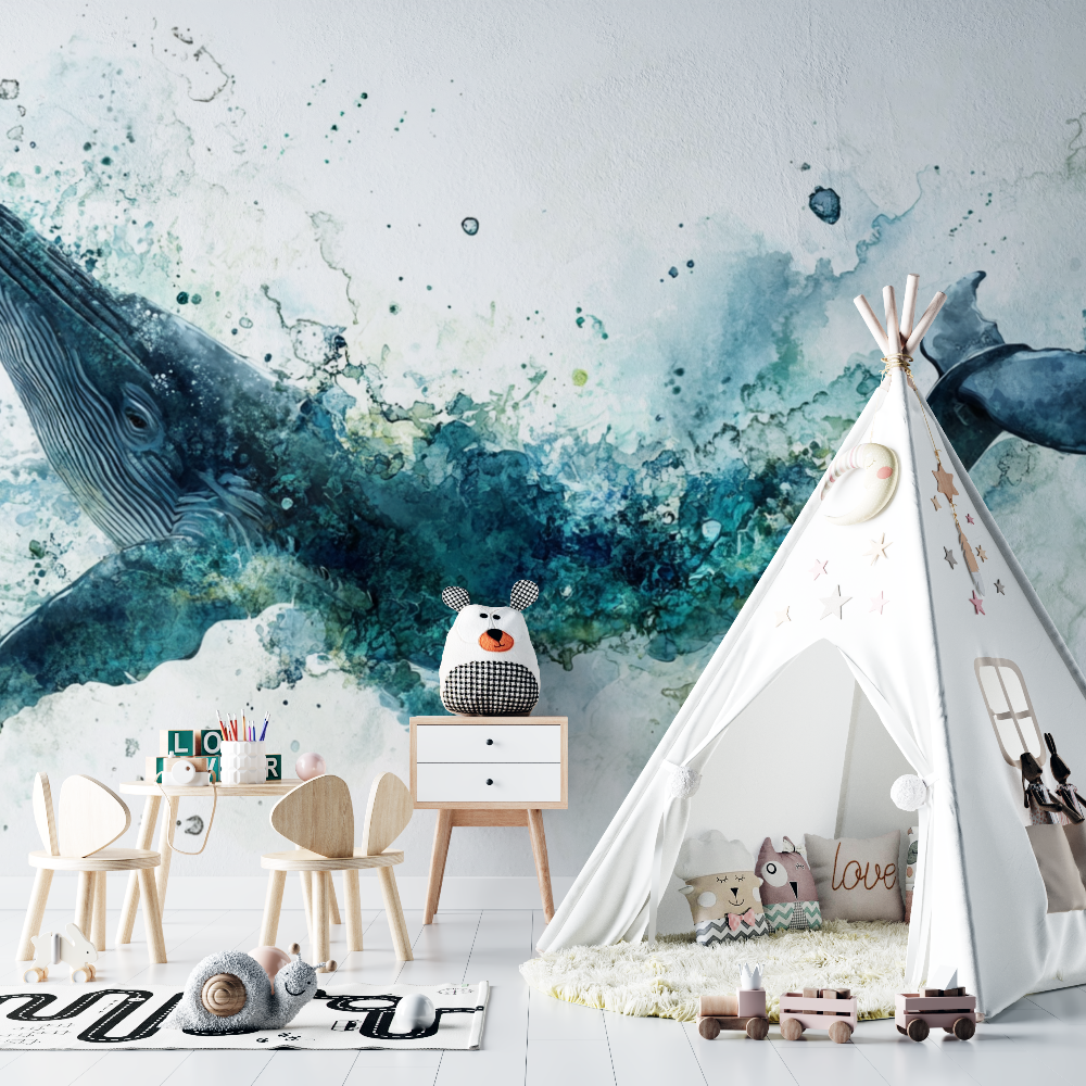 Papier peint ocean bebes chambre bebe