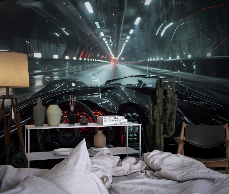 Papier peint de bureau voiture chambre dado1