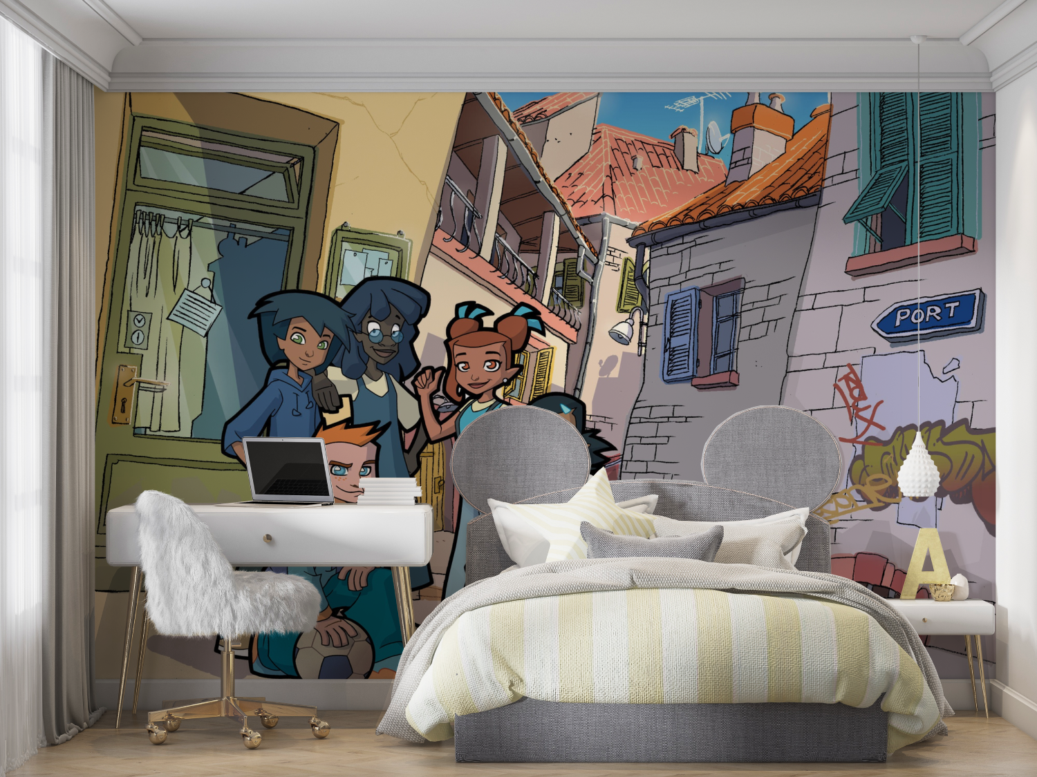 Papier peint foot de ruejpeg mur chambre panoramique