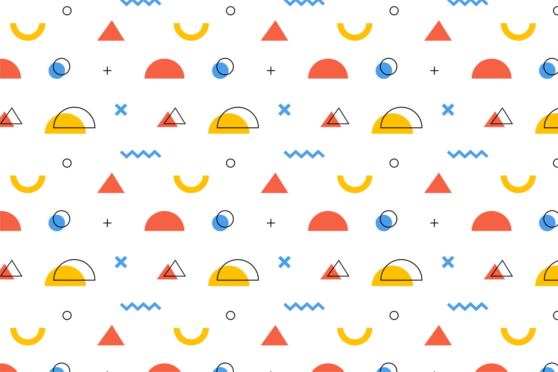 Papier peint garçon Motifs géométriques