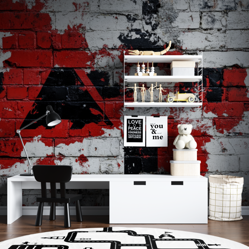 Papier peint gamer good vibes u...rs tapisserie chambre ados