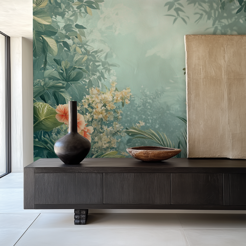 Papier peint vintage scenolia salle manger papier