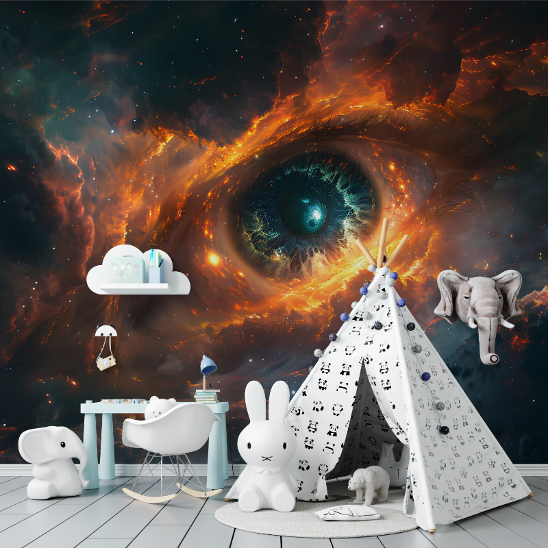 Papier peint trompe loeil espace tapisserie murs