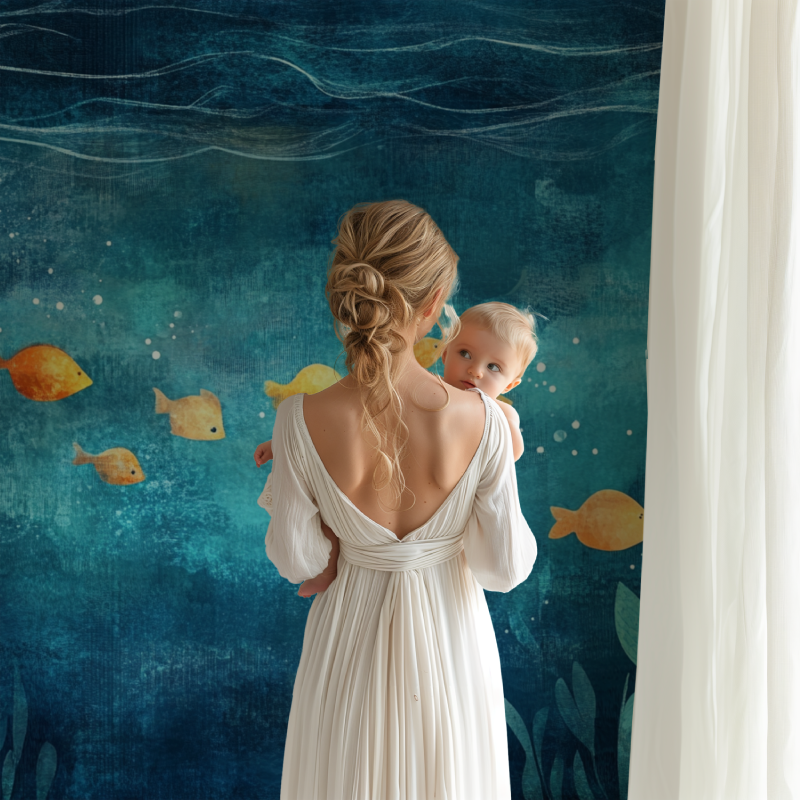 Papier peint marin reverie sous marine bb123