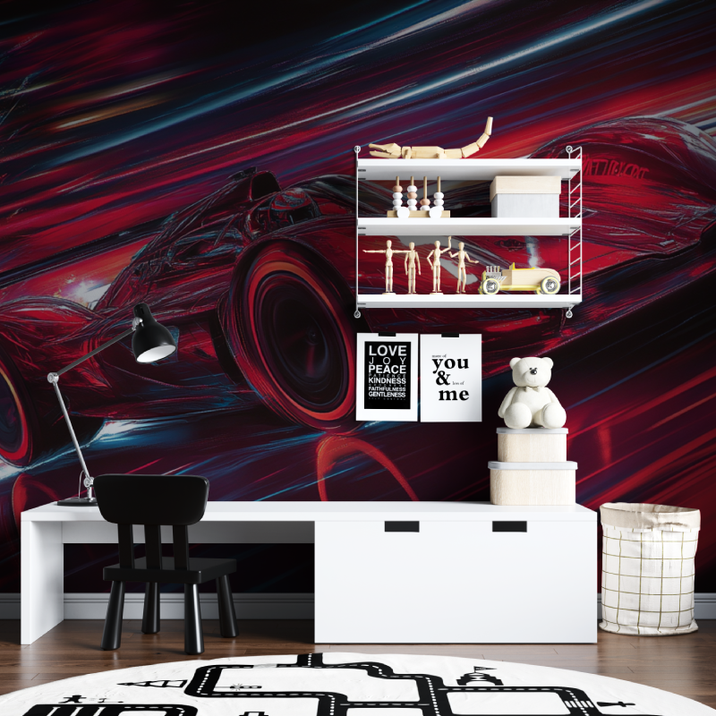 Papier peint gamer panoramique ...ge tapisserie chambre ados