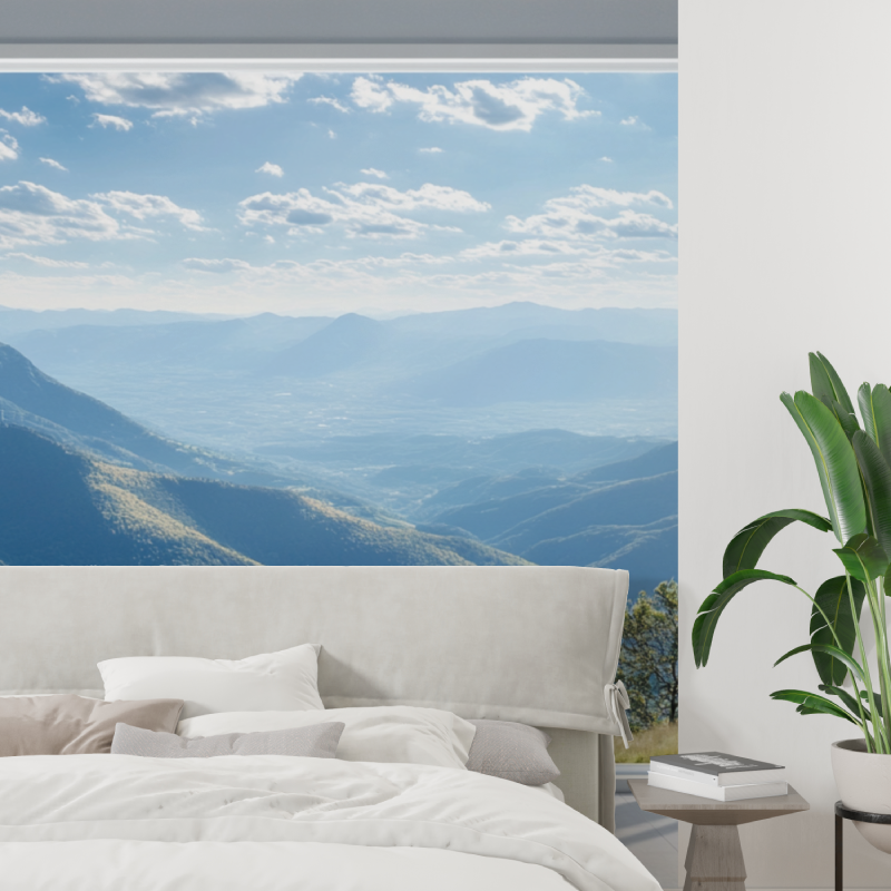 Papier peint panoramique trompe...uverte tapisserie tendance