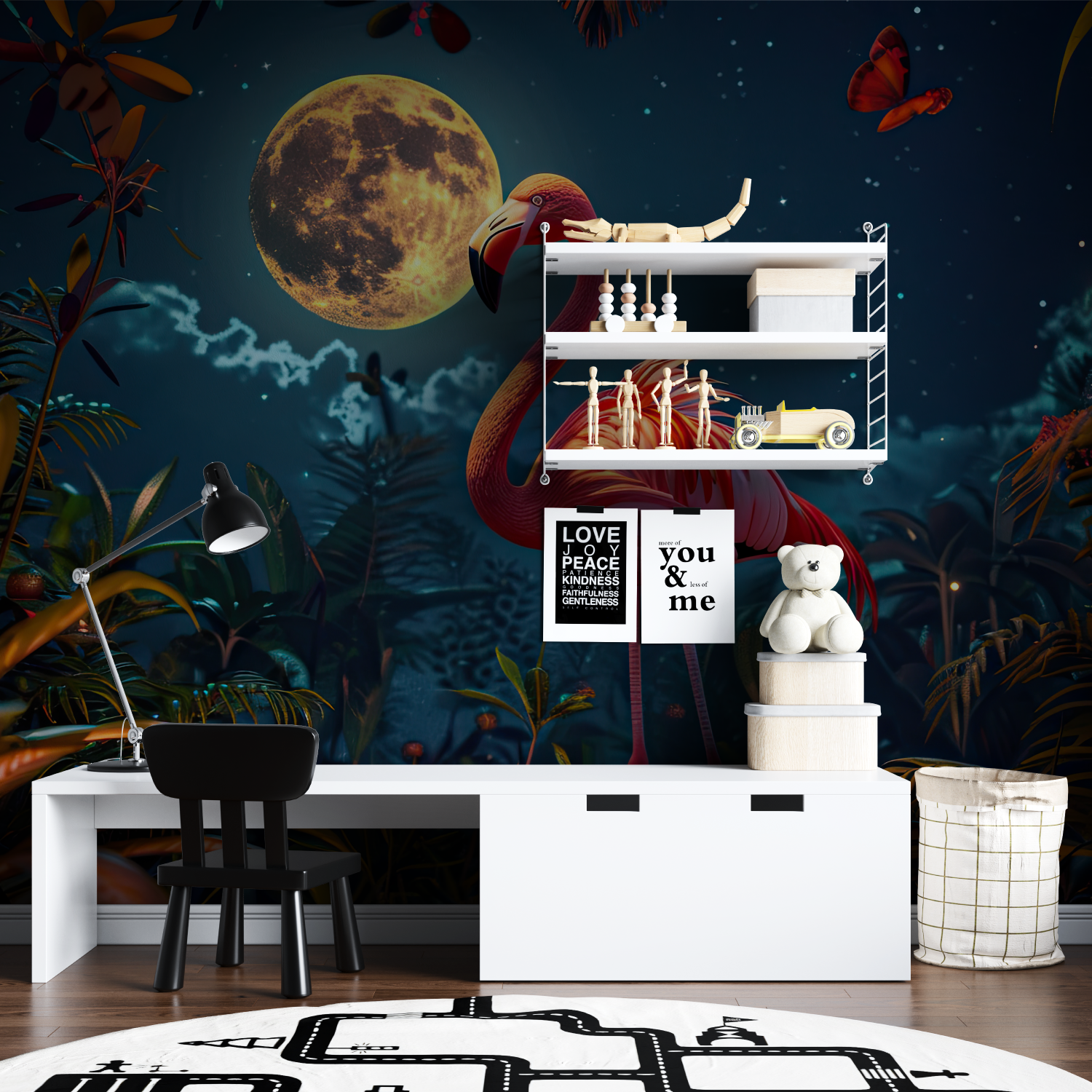 Papier Peint Ado Jungle Tropicale - chambre spiderman