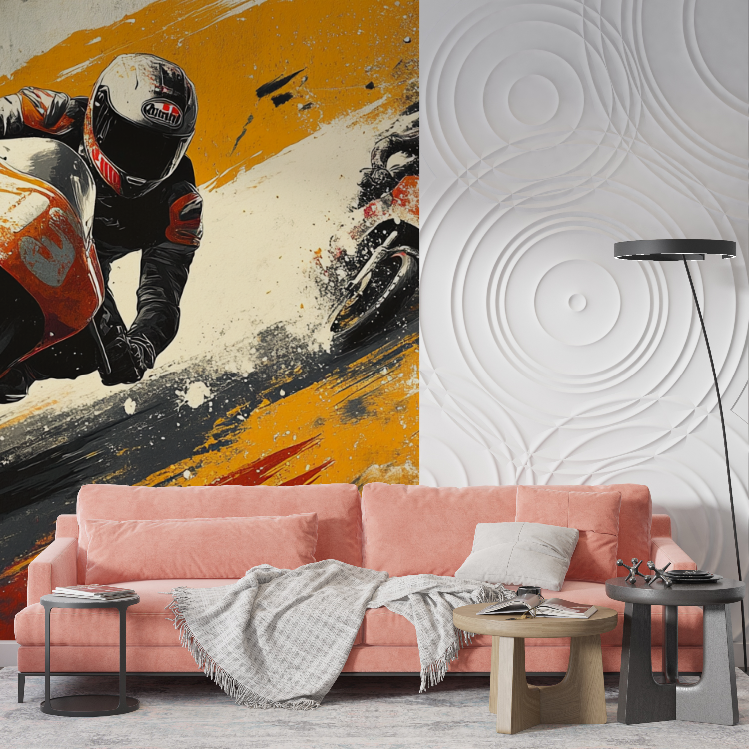 Papier peint xxl moto mur