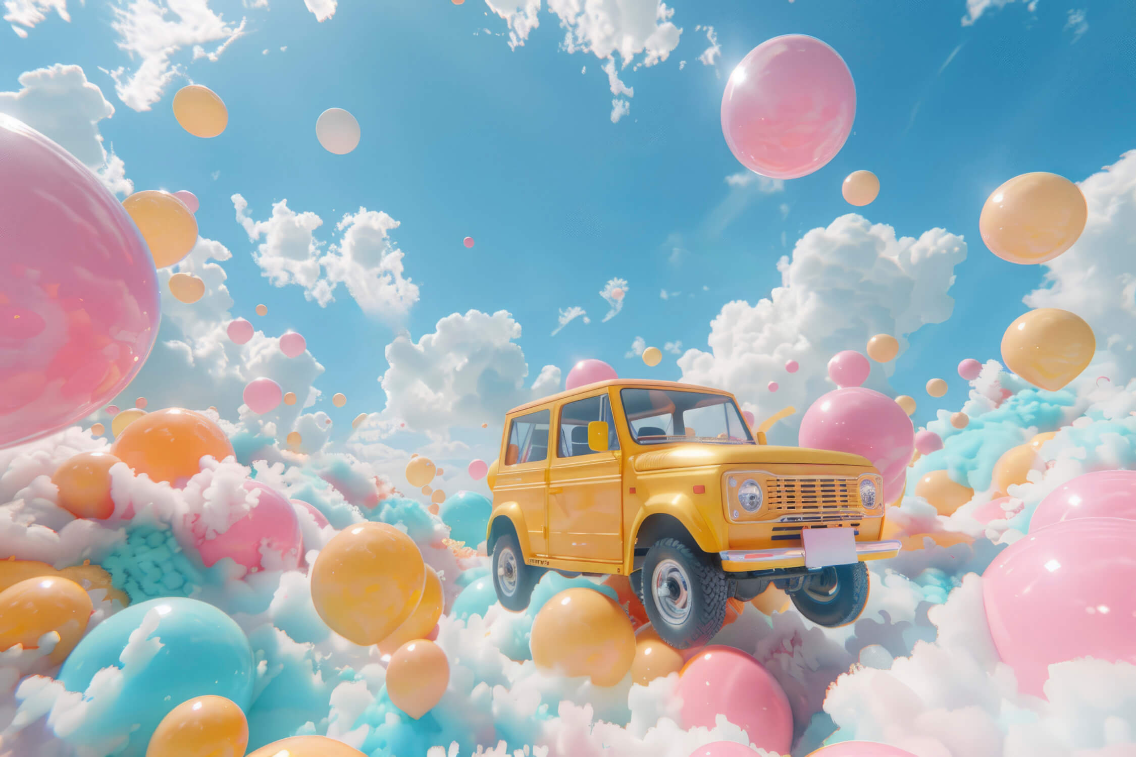 Papier Peint Voiture Enfantin 3D