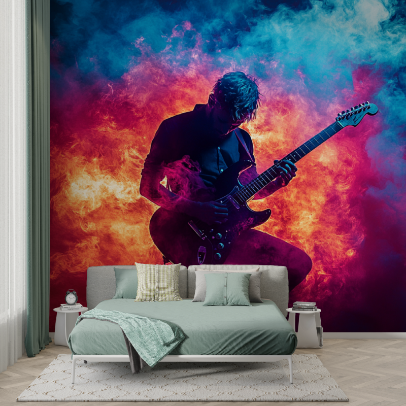 Papier peint rock star garcon123