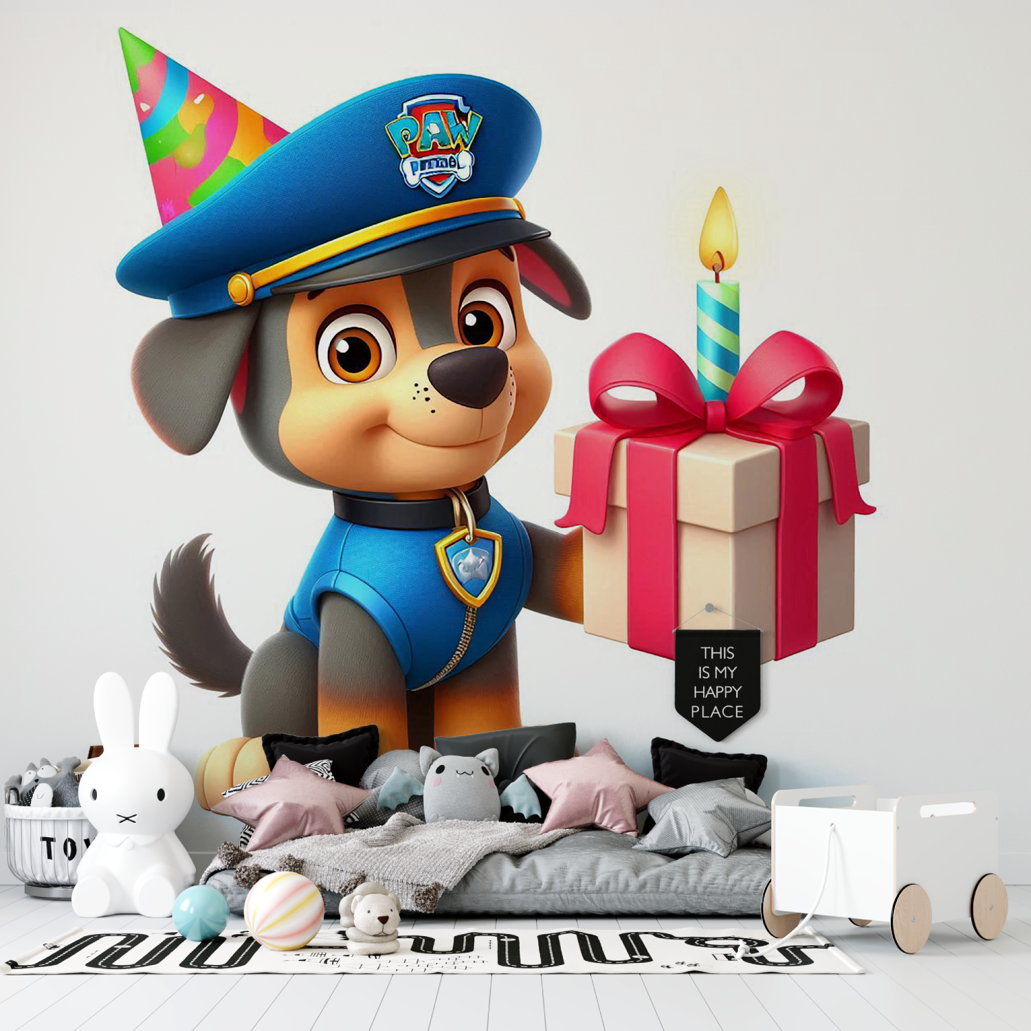 Papier peint pat patrouille mural tapisserie garcon