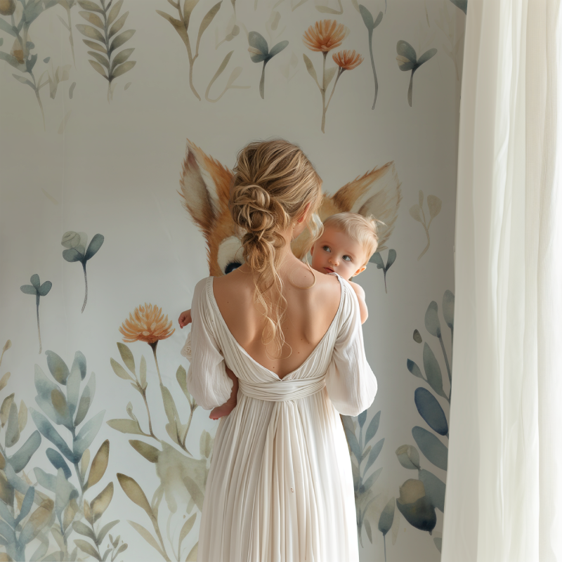 Papier peint renard boheme bb123