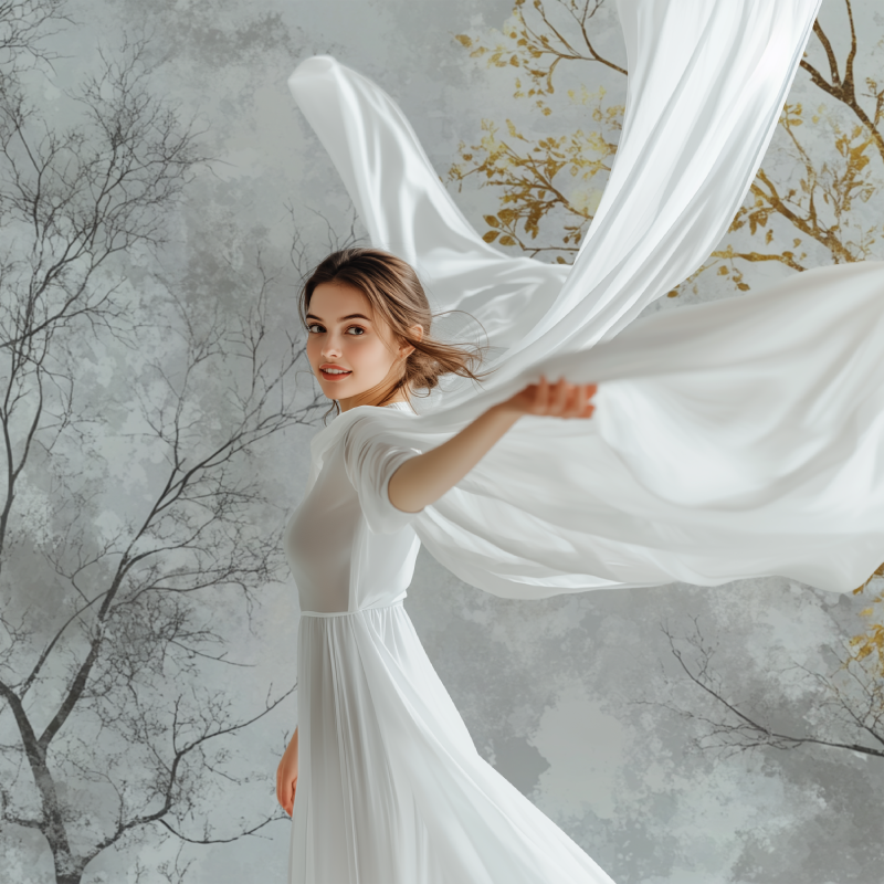 Papier peint arbre metallise modele