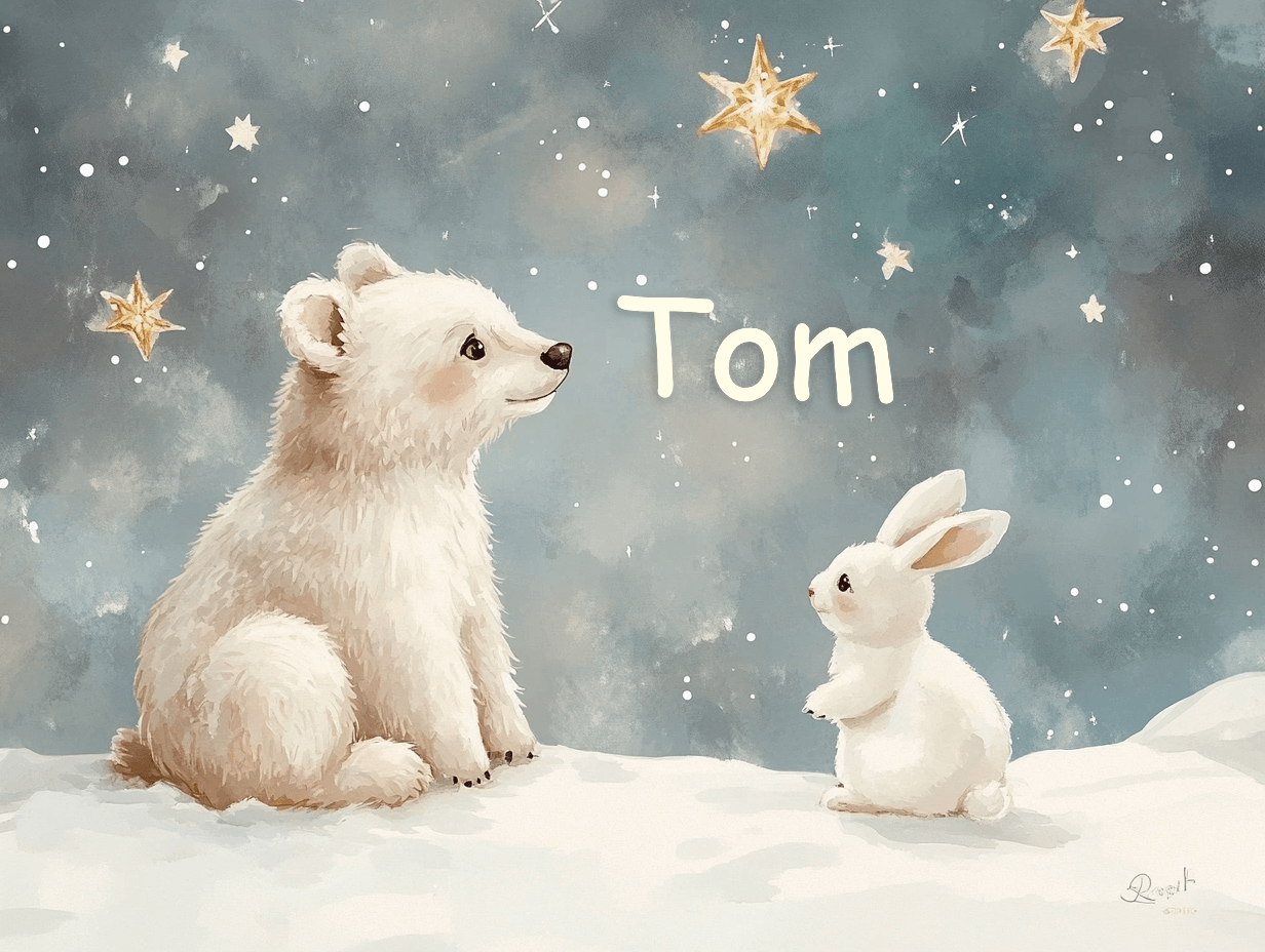 Papier Peint Prénom Ours