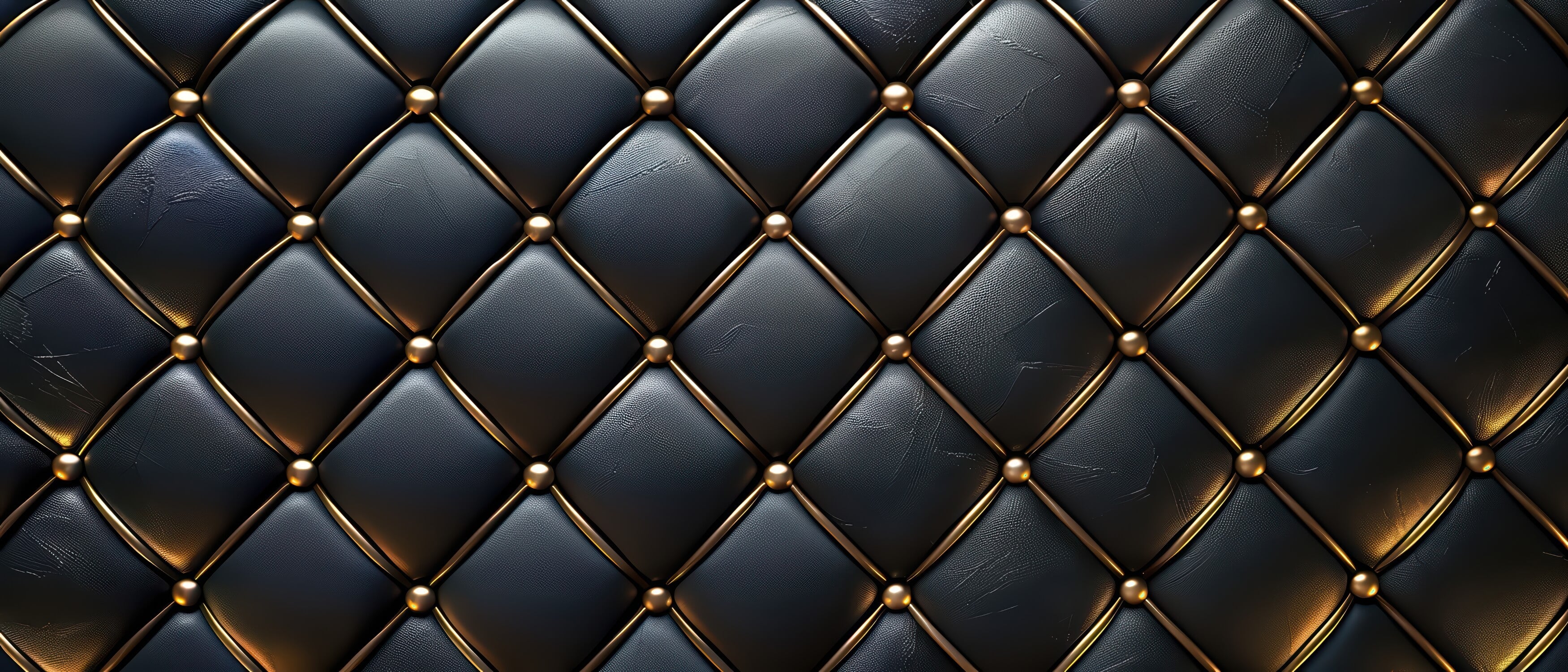 Papier Peint Matelassé Noir