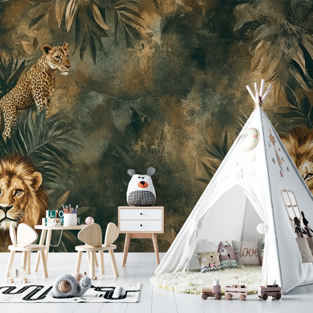 Papier peint effet 3d chambre bebe