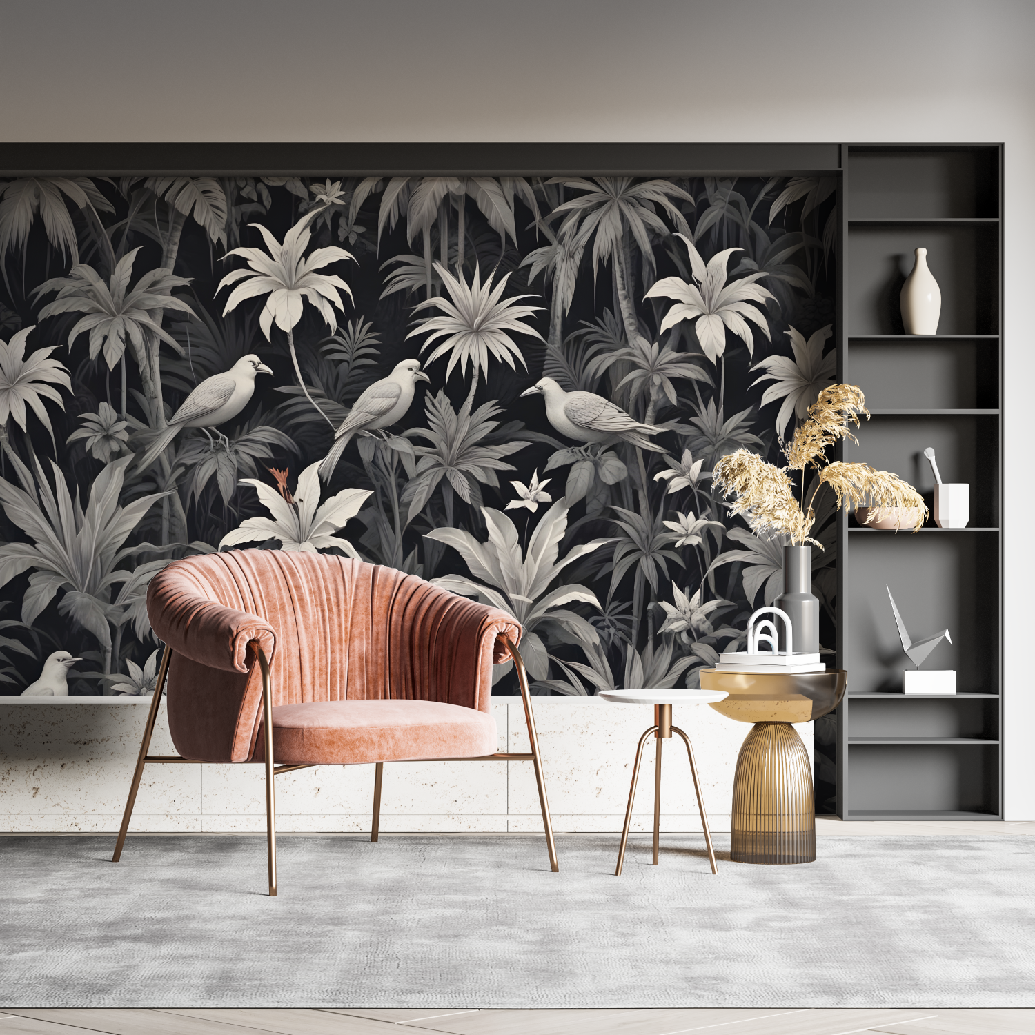 Papier Peint Gris Et Noir - merlin leroy