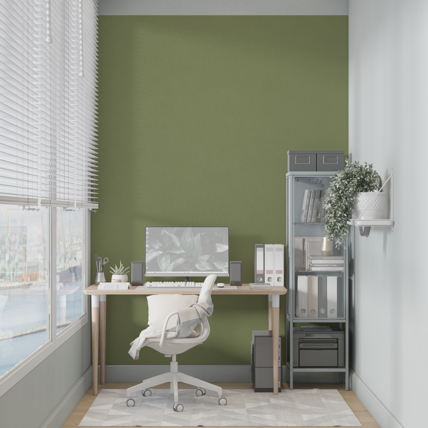 Papier Peint Olive - sur mesure