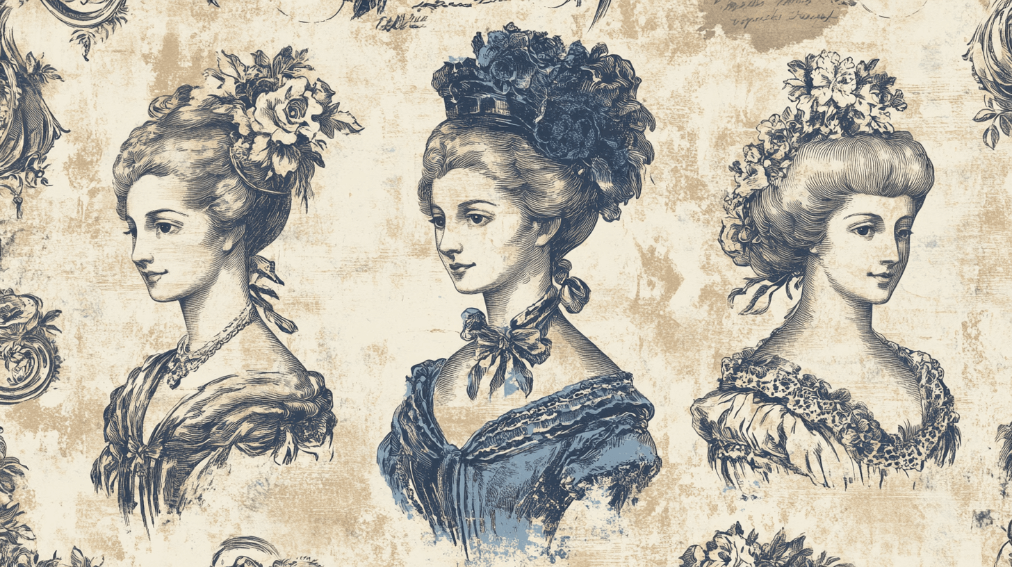 Papier Peint Vintage Portrait