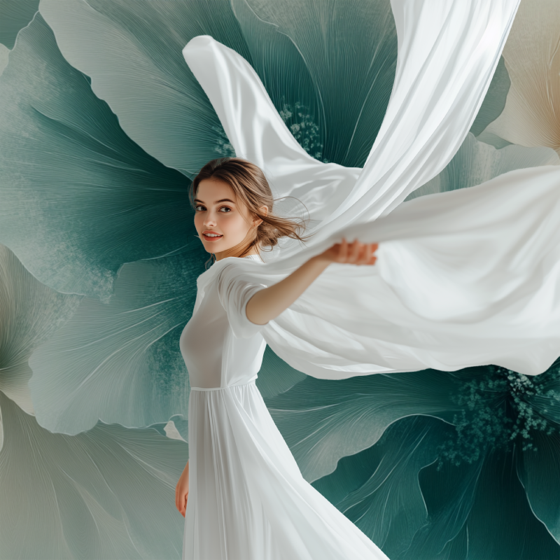 Papier peint fleur blanc grenat modele