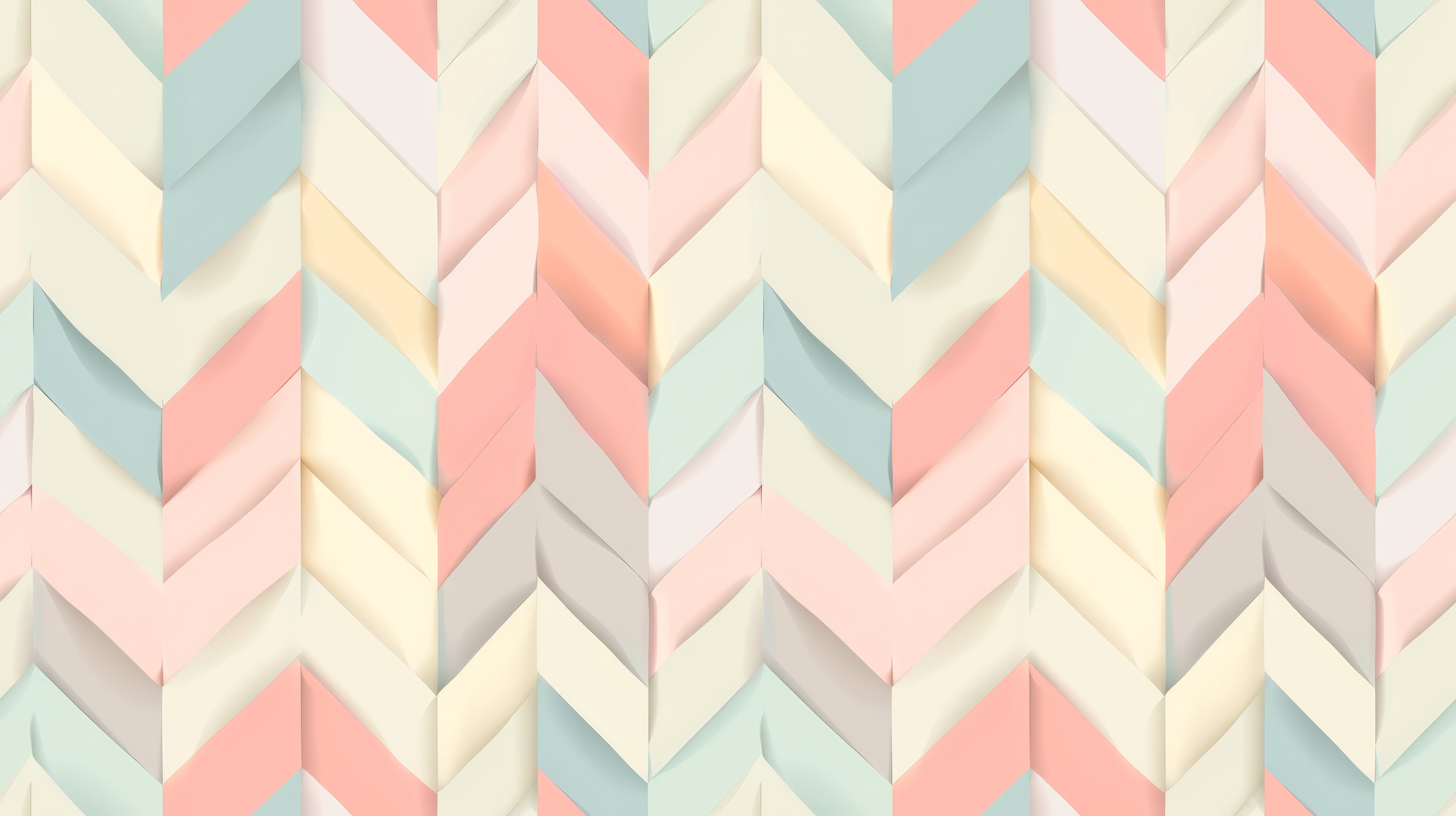 Papier peint bébé motifs chevrons 3d