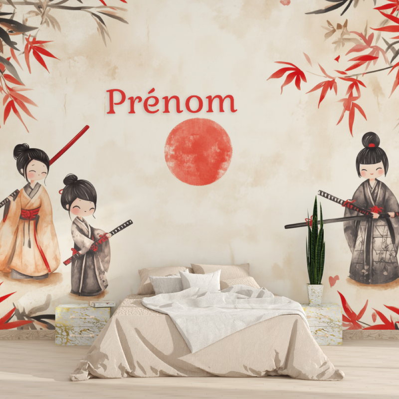Papier peint prenom japonais 1815