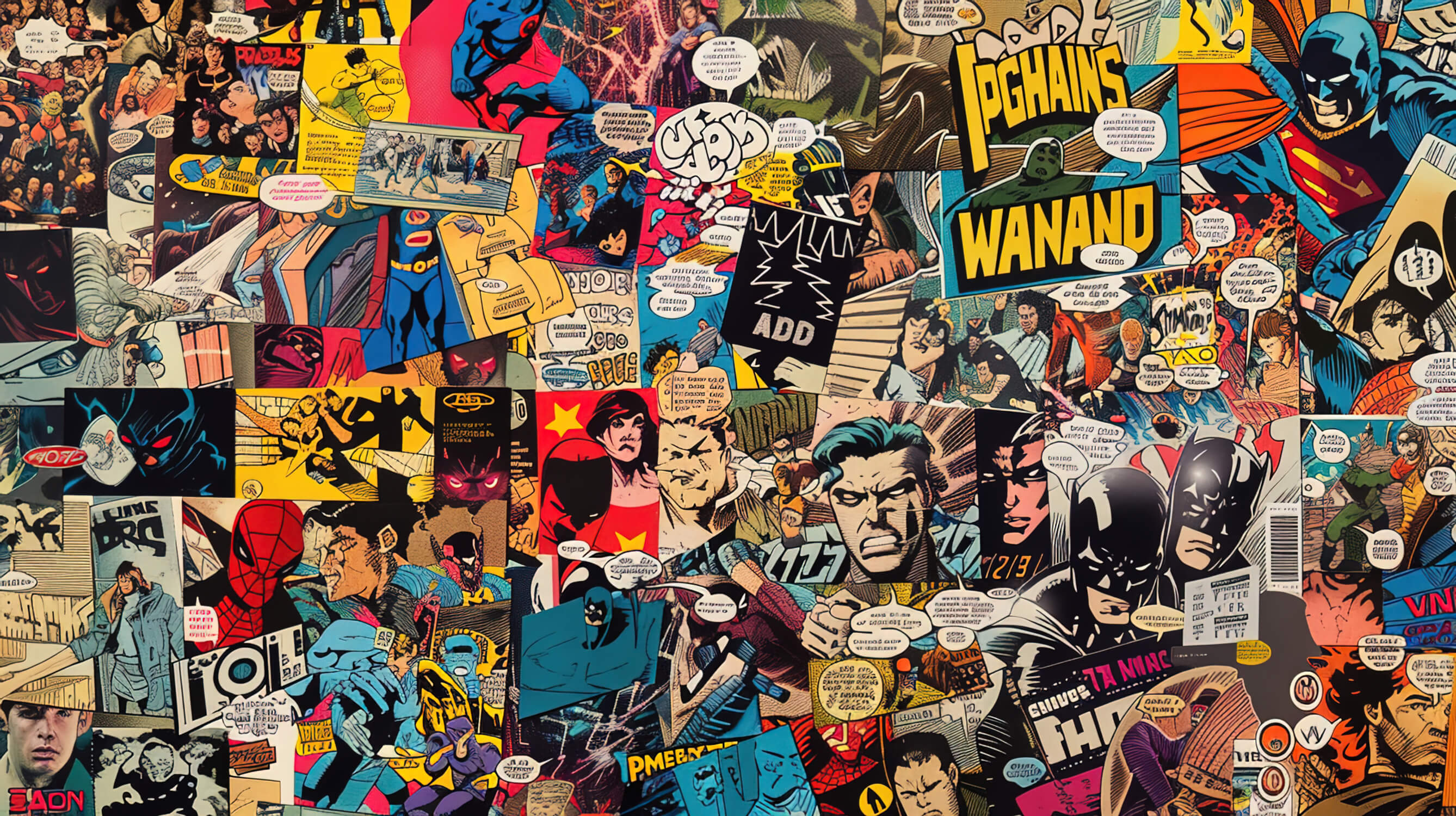 Papier peint comic book