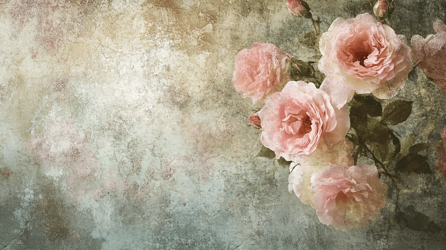 Papier Peint Fleur Vintage