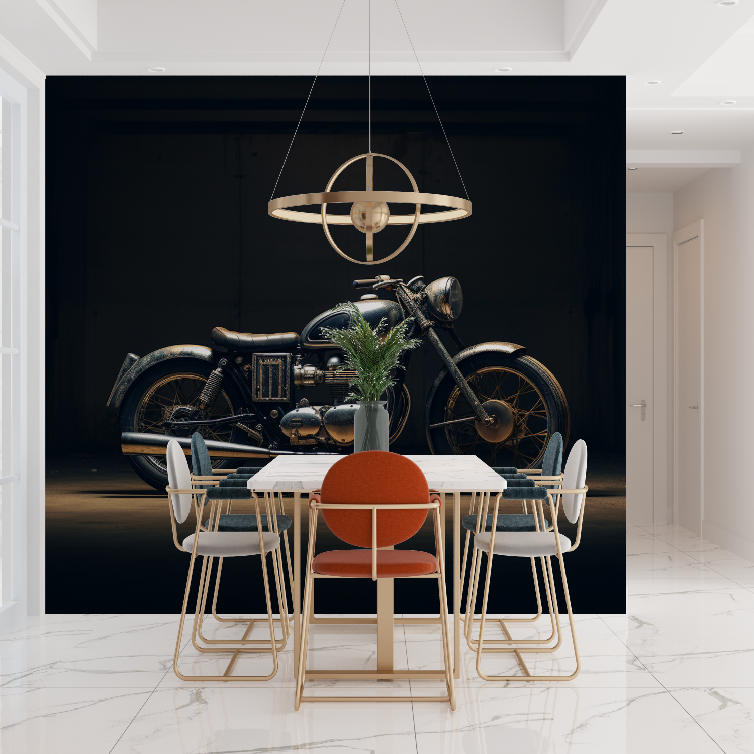 Papier peint moto roadster tendances