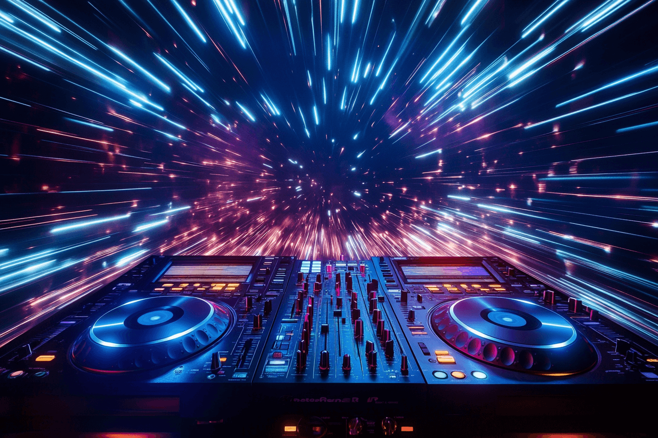 Papier Peint Techno Dj