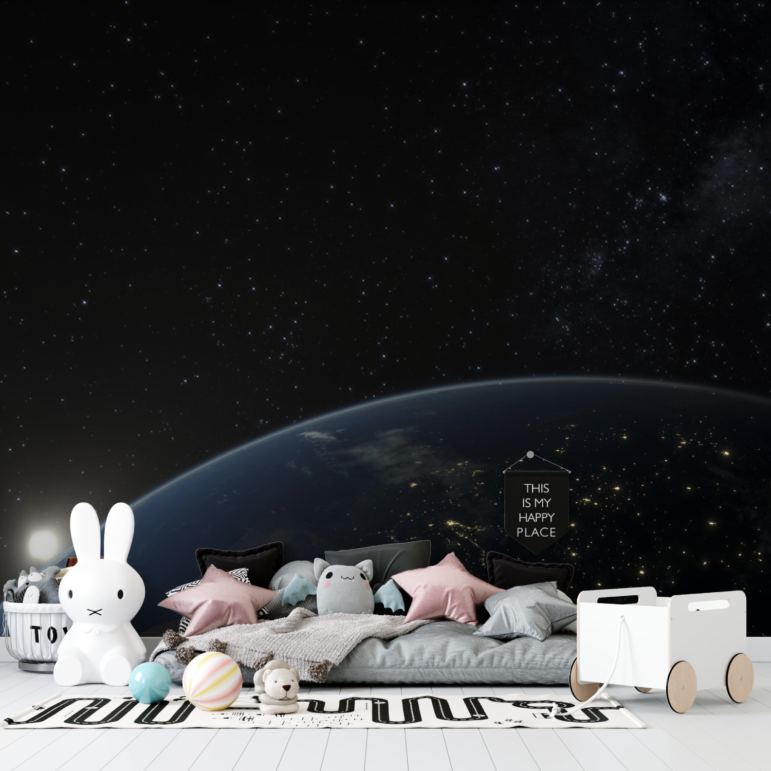 Papier peint avec l espace tapisserie garcon